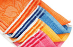 JENNY DENIAL Pure Cotton Hand Towels Set of 12 270 GSM (Size :: Small 10 * 17 Inch) Color :: Multi
