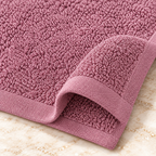Jenny Denial Onion cotton terry face towel — terry fabric and hem detail, 400 GSM