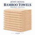 Jenny Denial Cream bamboo towels – absorbent and quick dry