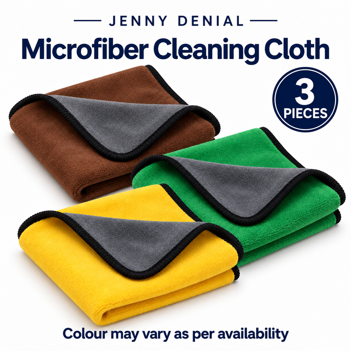 Jenny Denial soft microfiber cleaning cloth — Colour may vary as per availability