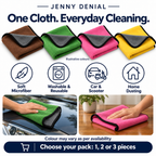 Jenny Denial soft microfiber cleaning cloth — Colour may vary as per availability