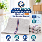 Jenny Denial floor duster large 28 x 28 inch - everyday