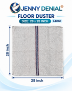 Jenny Denial floor duster large 28 x 28 inch - size-portrait