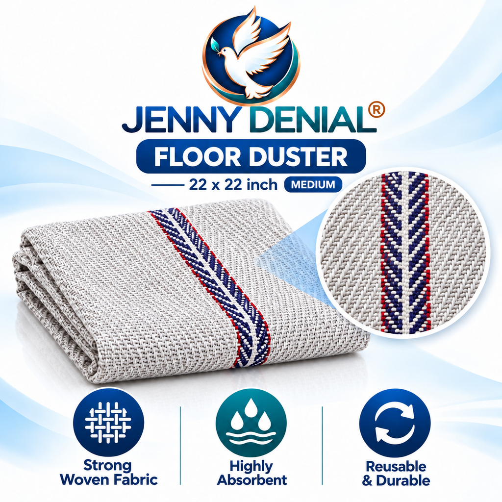 Jenny Denial floor duster medium 22 x 22 inch - fabric