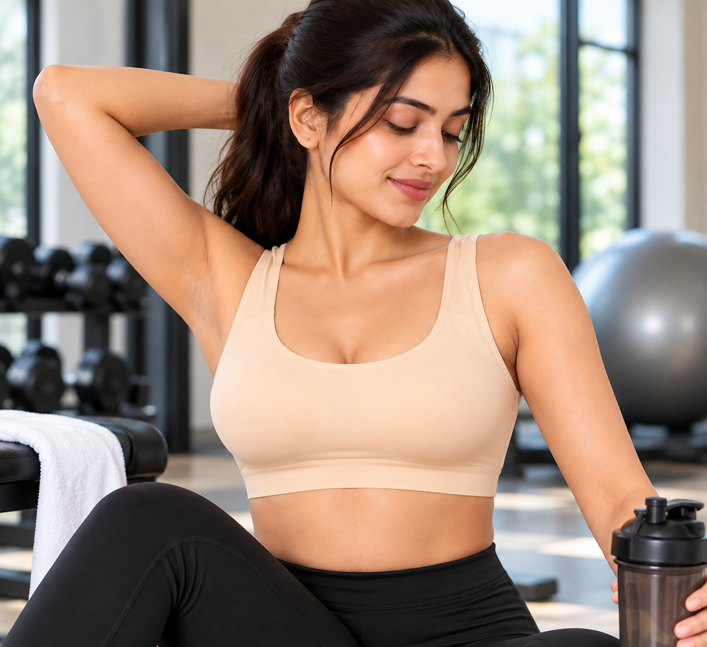 SCTC skin sports bra gym lifestyle